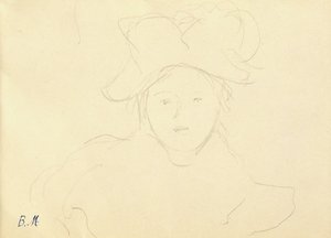 Meisje met een hoed, 1889